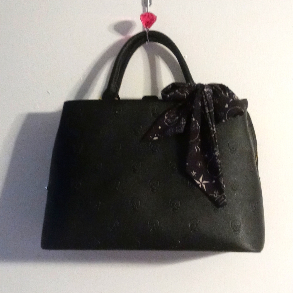Betsy Johnson Satchel Skull Purse